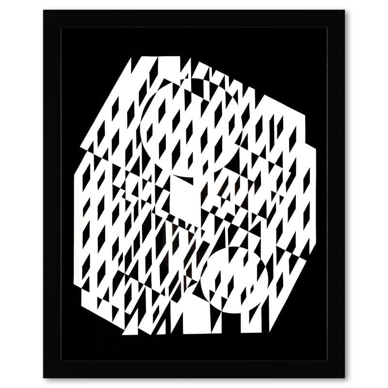 Vasarely; VAH-NEG et Nethe de la serie Croises (Diptych)