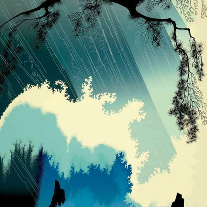 Eyvind Earle; Ocean Splash