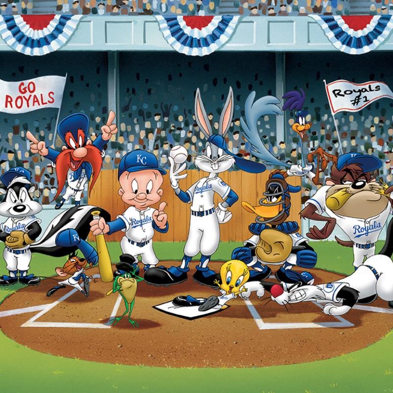 Looney Tunes; Line Up At The Plate (Royals)
