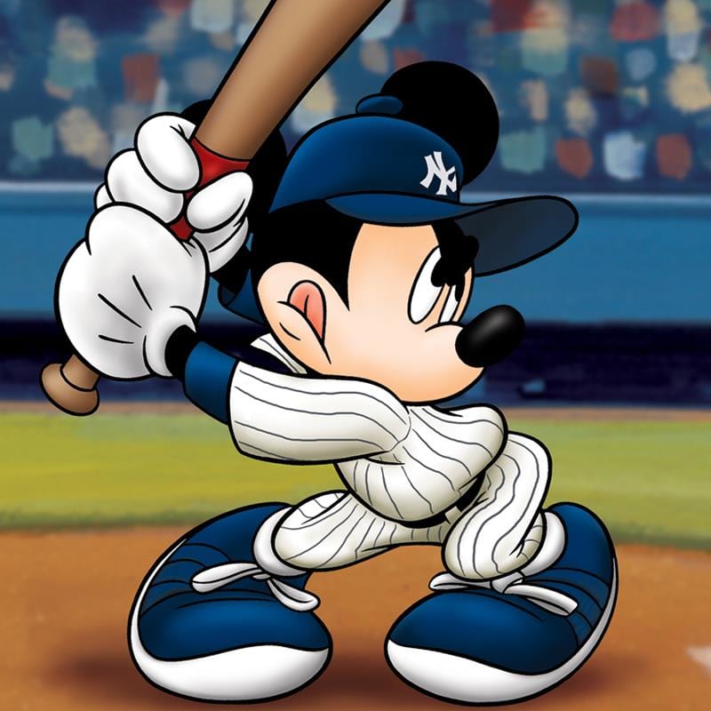 Disney; Mickey at the Plate