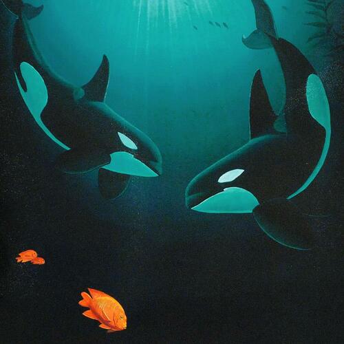 Robert Wyland; In the Company of Orcas