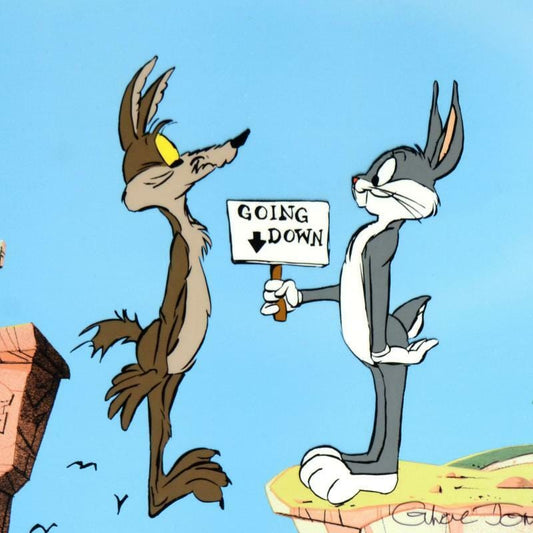 Animation Cel; Coyote Crossing