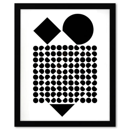 Vasarely; Cassiopee et Bellatrix de la serie Corpusculaires (Diptych)