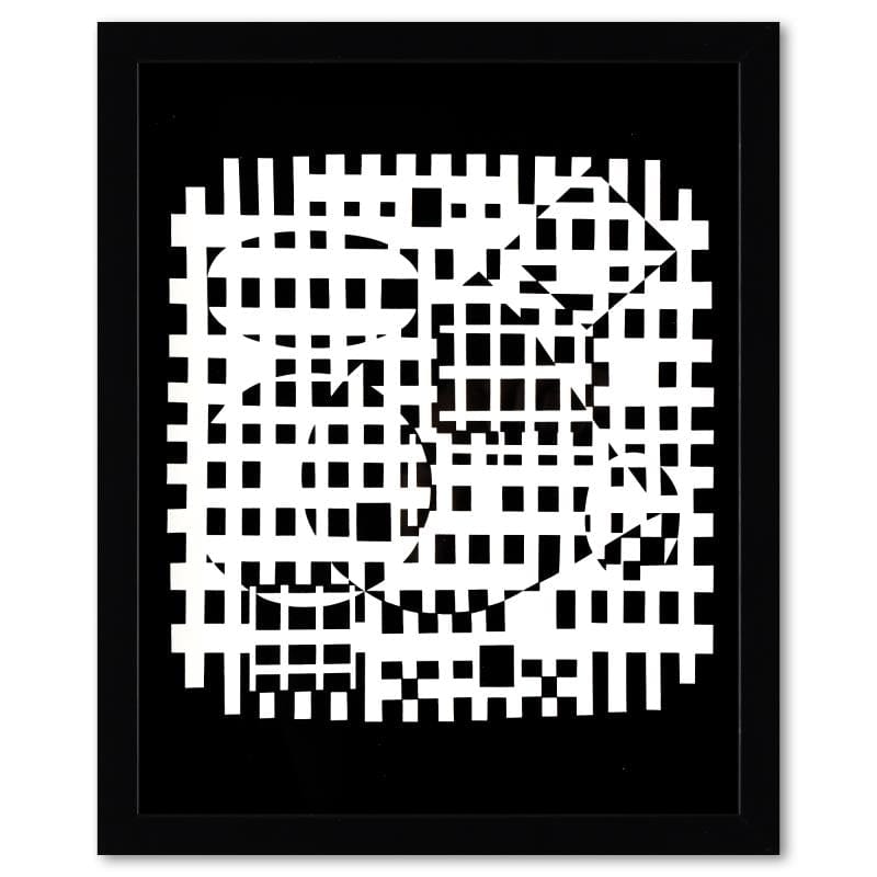 Vasarely; VAH-NEG et Nethe de la serie Croises (Diptych)