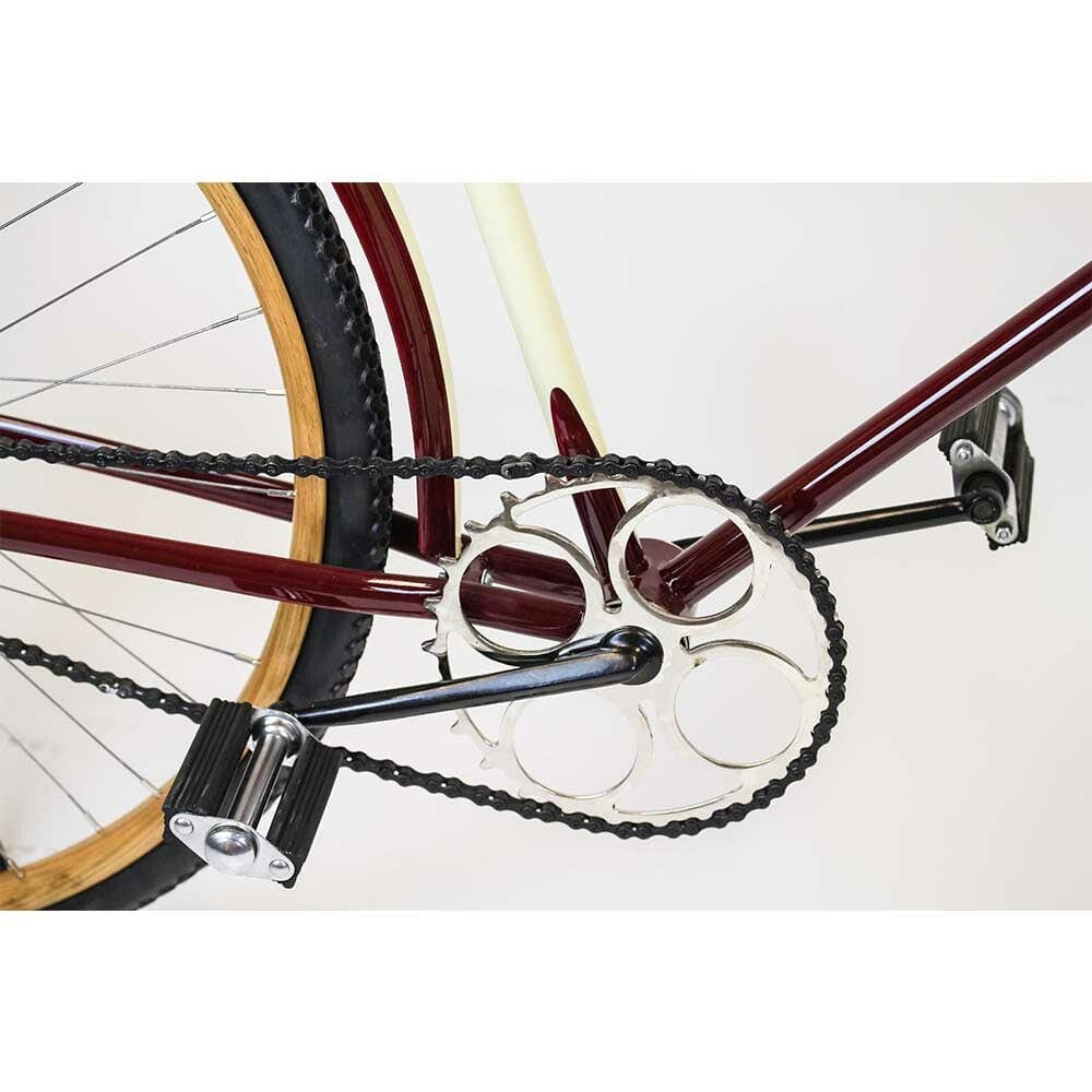 Elgin Wooden Rimmed Vintage Bicycle Crank 2