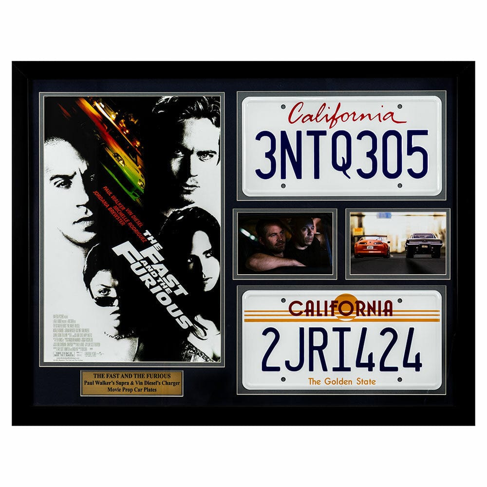 The Fast & The Furious Movie Prop Car Plates & Memorabilia Thumb