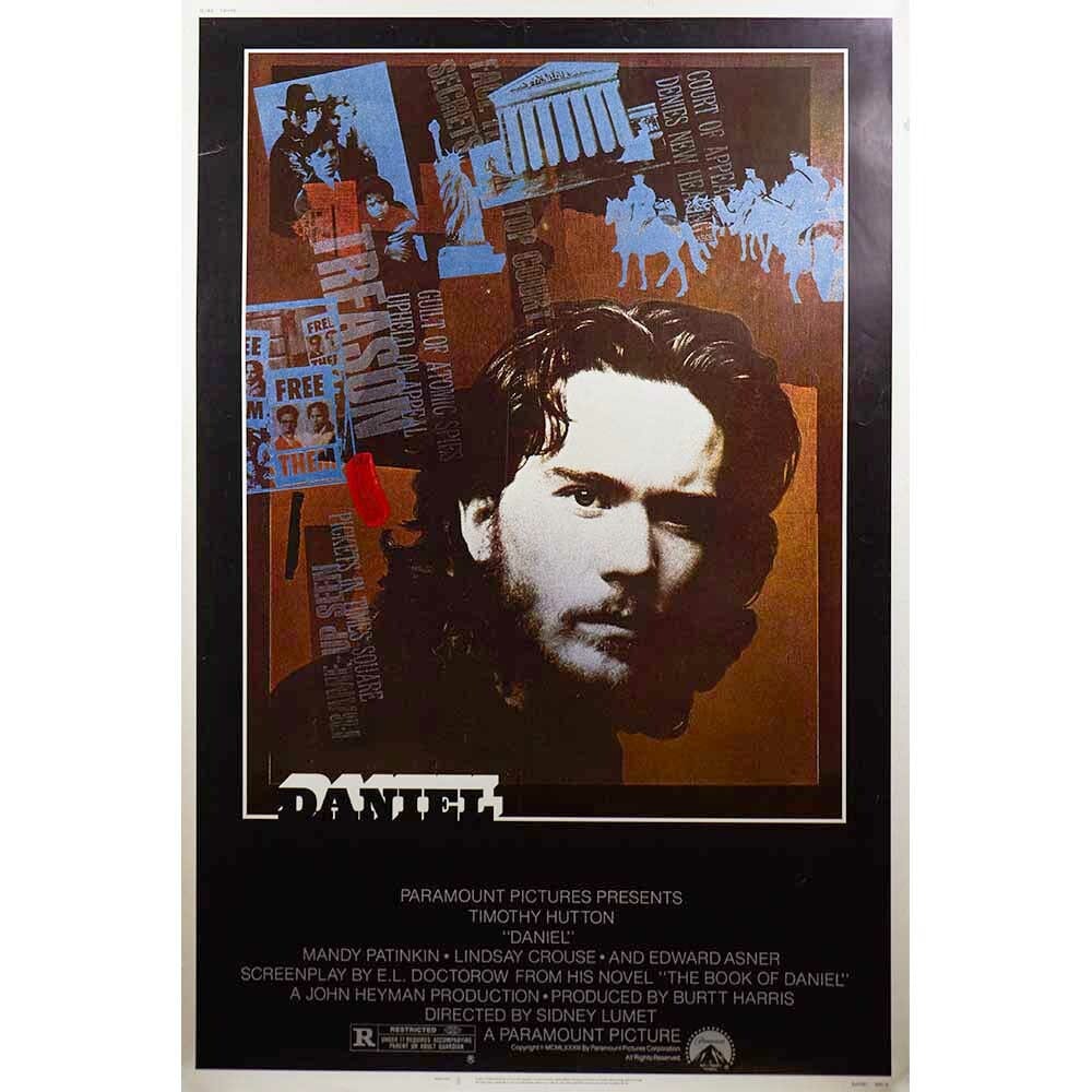 Daniel, movies, posters, movie posters, Timothy Hutton, Mandy Patinkin, Lindsay Crouse
