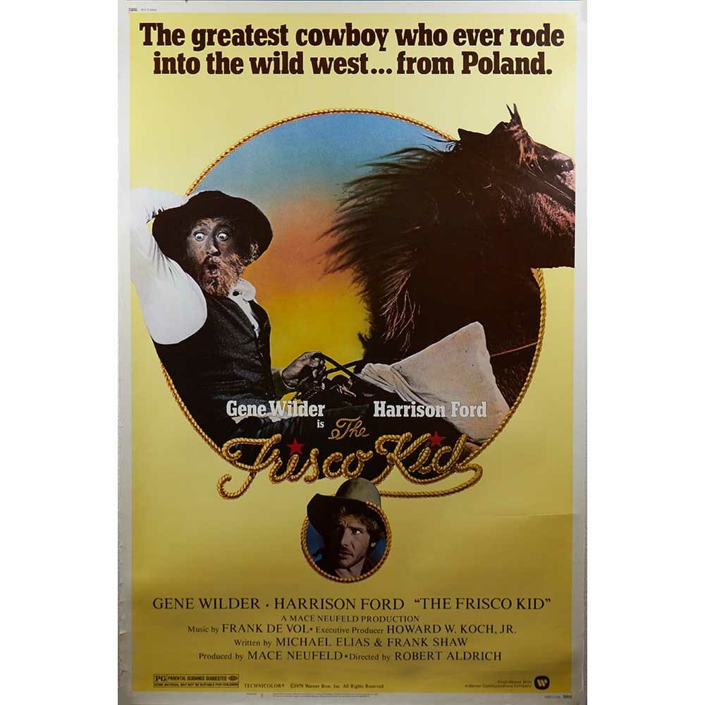 The Frisco Kid, Gene Wilder, Harrison Ford, movies, posters, movie posters, comedy, western