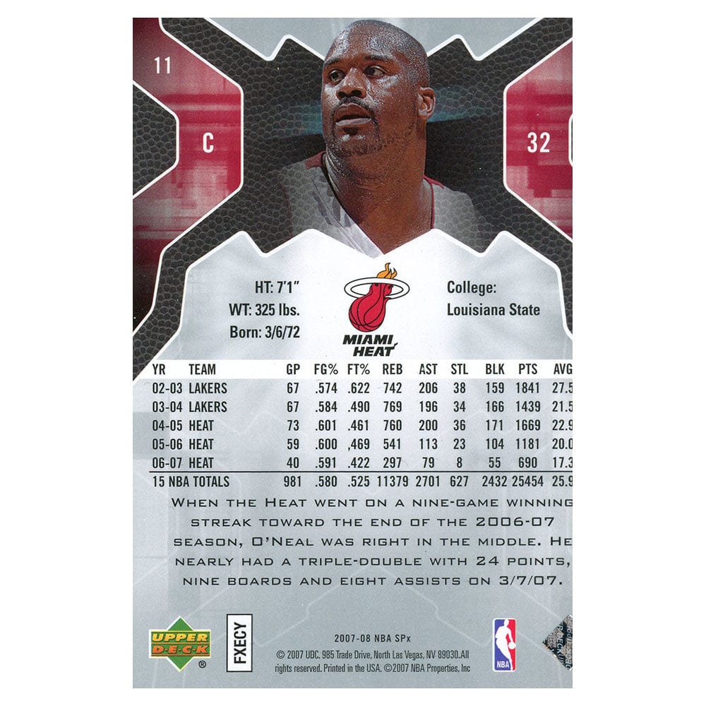 Shaquille O'Neal - Upper Deck Trading Card
