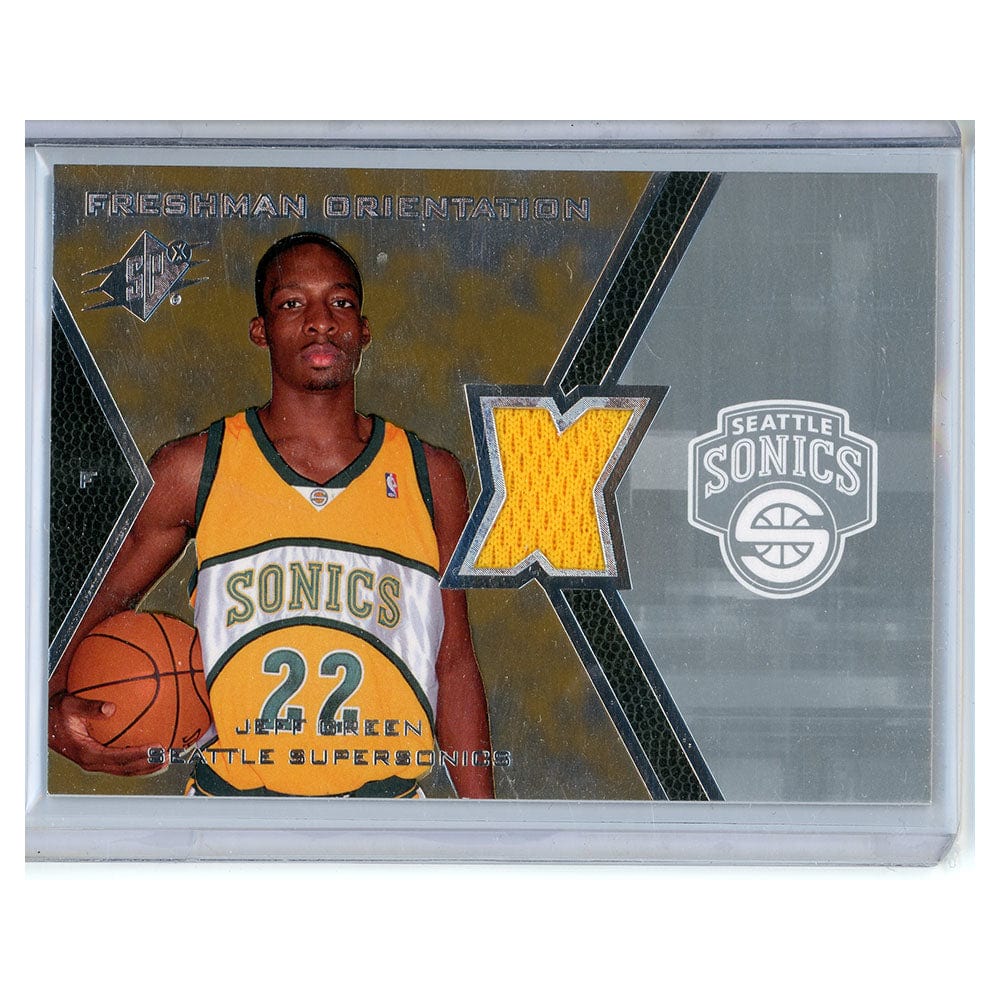 Jeff Green Trading Card Featuring Game Worn Materials