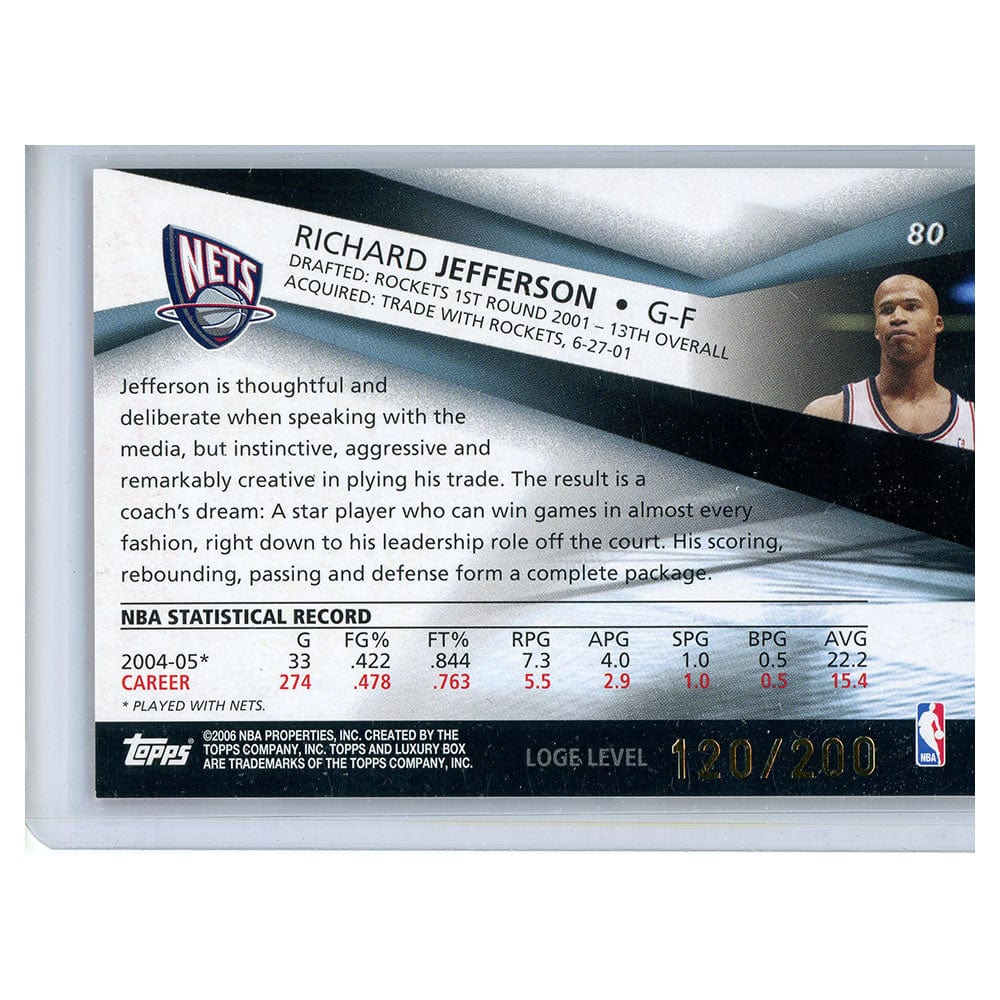 Richard Jefferson All Basketball Cards