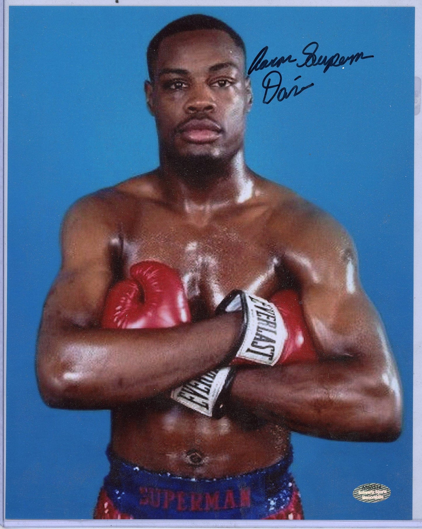 Aaron Davis Welterweight Boxer Autograph
