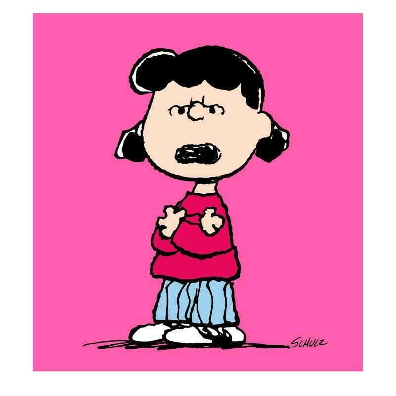 Peanuts; Lucy: Pink