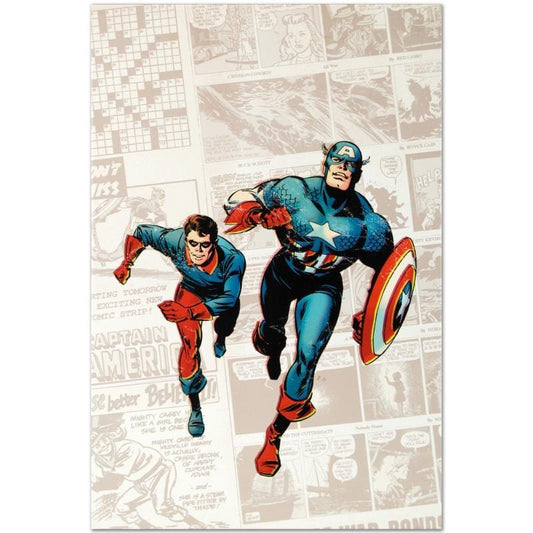 Marvel Art; Captain America: The 1940s Newspaper Strip