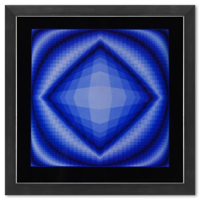 Vasarely; Boreal de la série Structures Universelles De L'Octogone