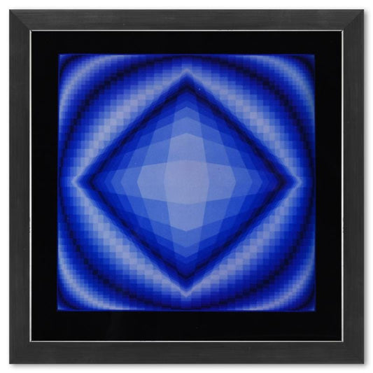 Vasarely; Boreal de la série Structures Universelles De L'Octogone