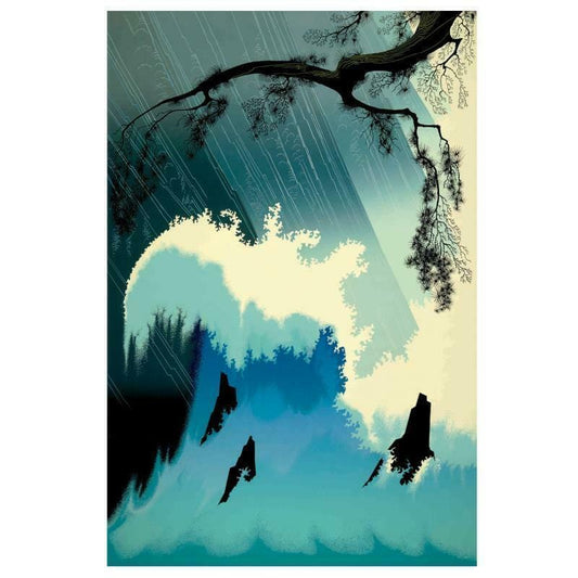 Eyvind Earle; Ocean Splash