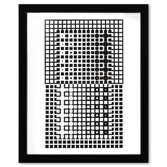 Vasarely; Centauri - XXII de la serie Corpusculaires