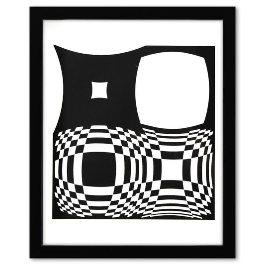 Vasarely; Japet de la serie Croises