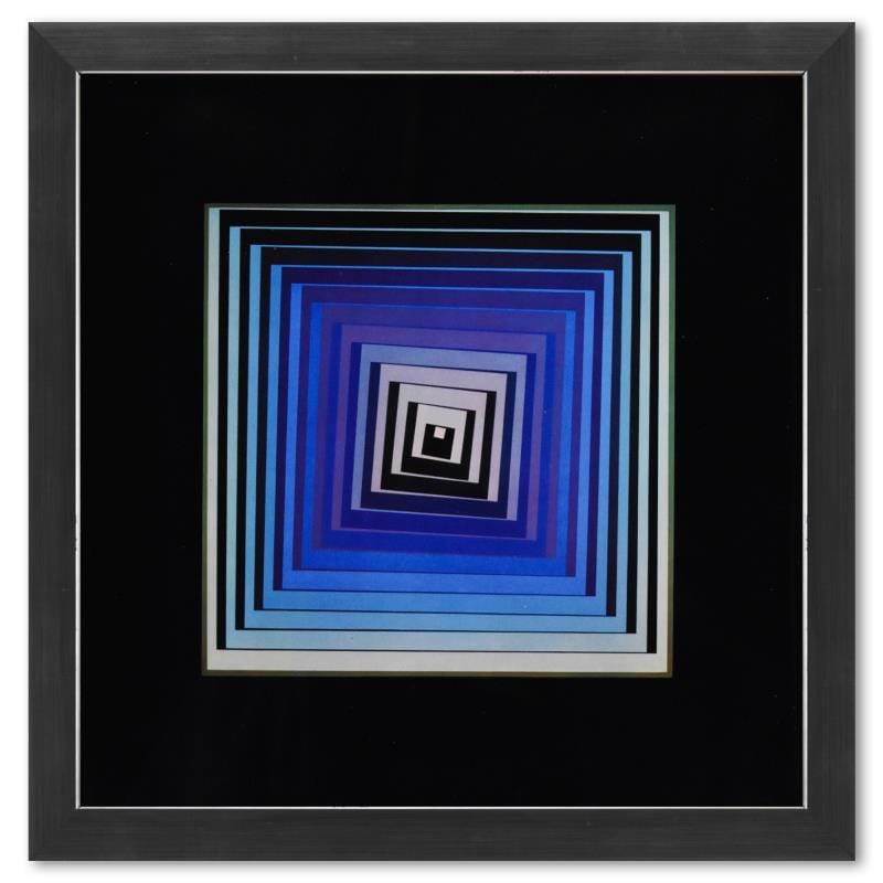 Vasarely; Vonal - Lila de la serie Vonal