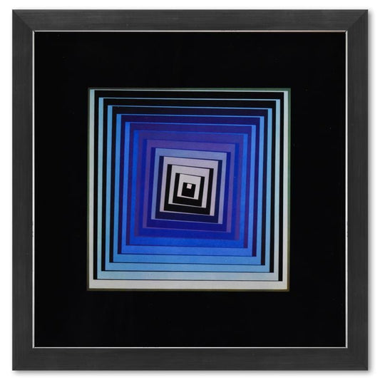 Vasarely; Vonal - Lila de la serie Vonal