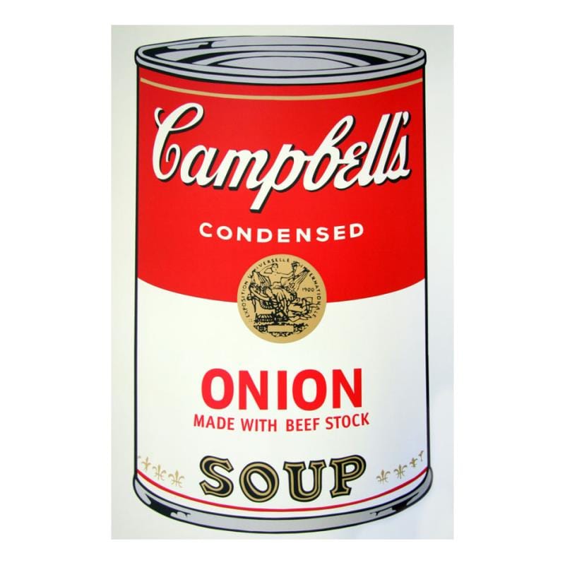Andy Warhol; Soup Can 11.47 (Onion w/Beef Stock)