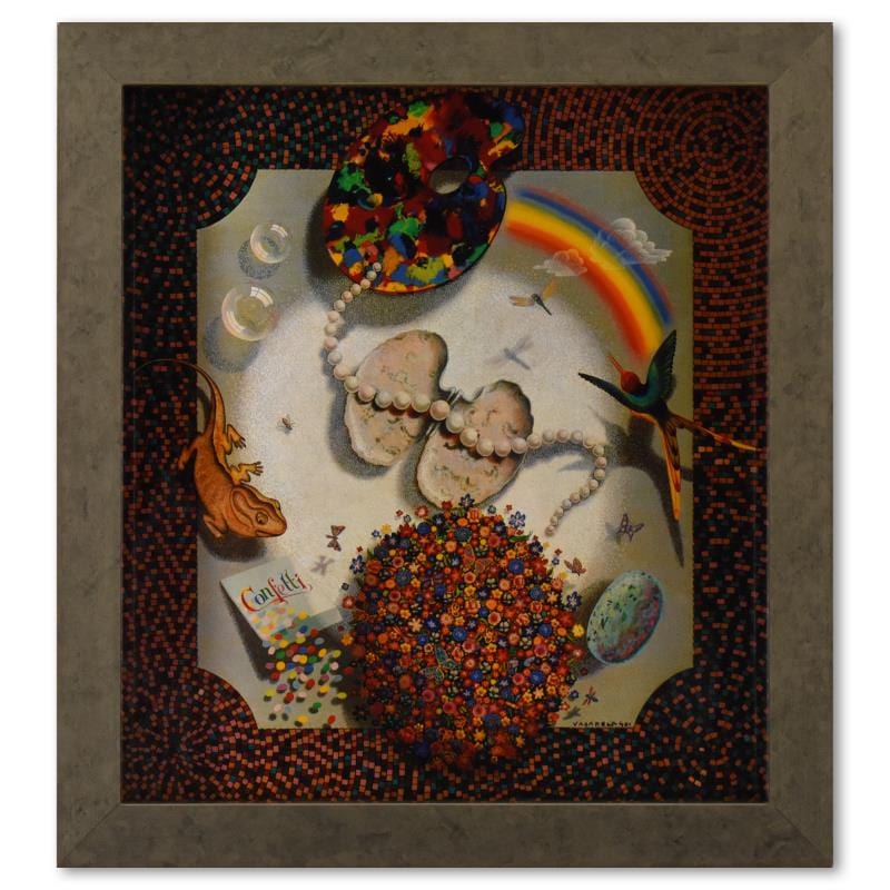 Vasarely; Etude Multicolore de la serie Graphismes 2