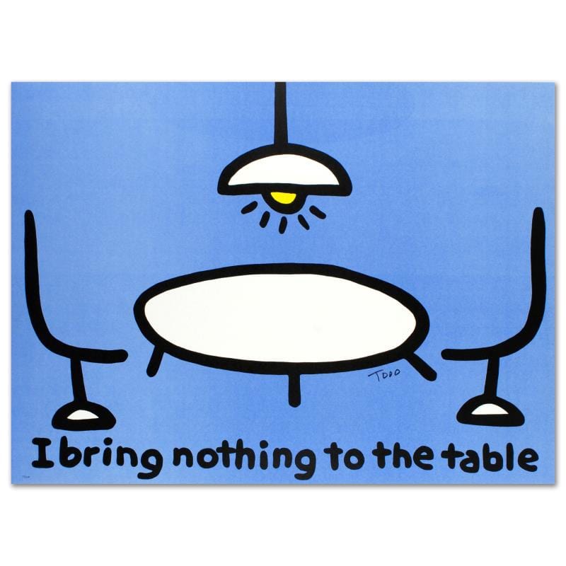 Todd Goldman; I Bring Nothing to the Table