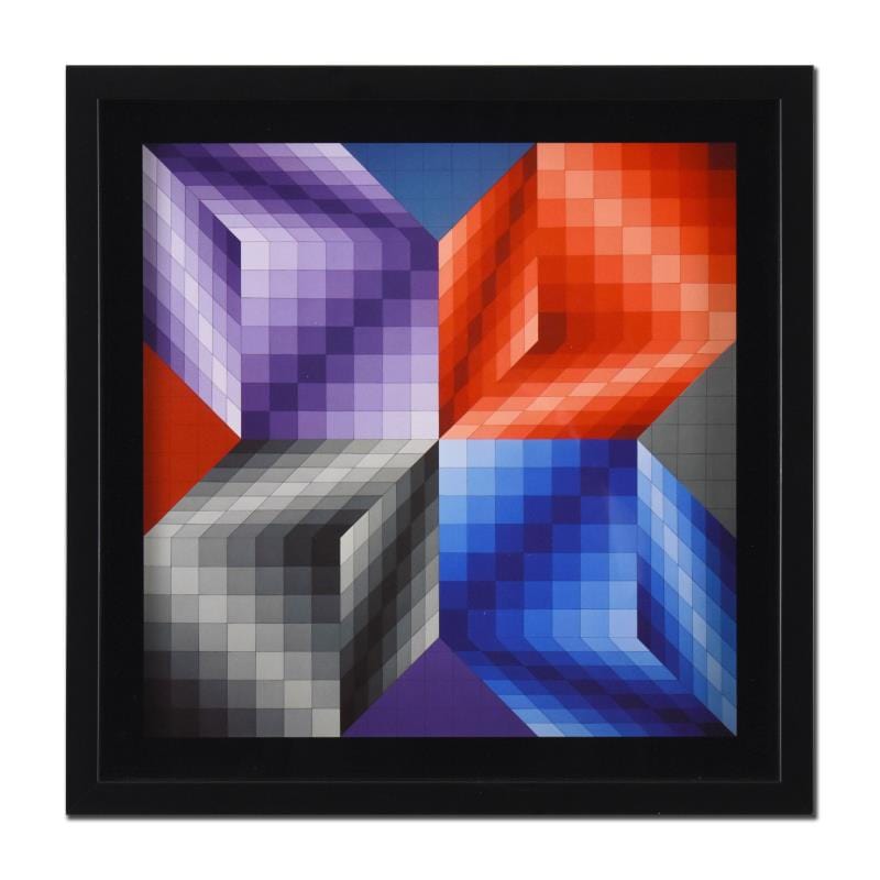 Vasarely; Kub-Stri