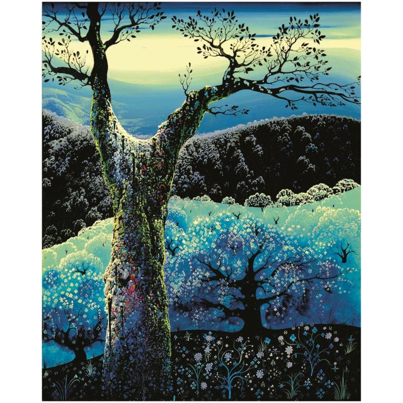 Eyvind Earle; Orchard in Bloom