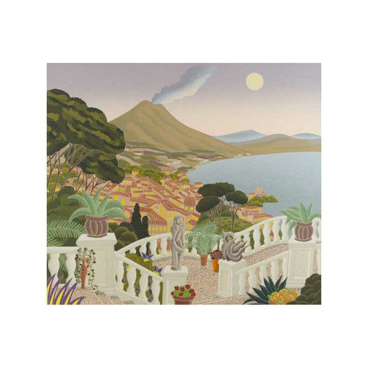 Thomas McKnight; View of Vesuvius Art G S Pawn