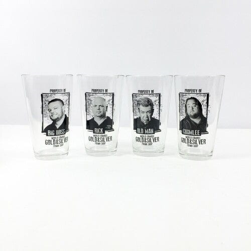 4 Pint Glasses of the Guys