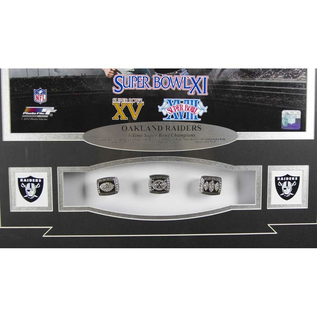 Raiders All-Time Greats Wall Art – Gold & Silver Pawn Shop