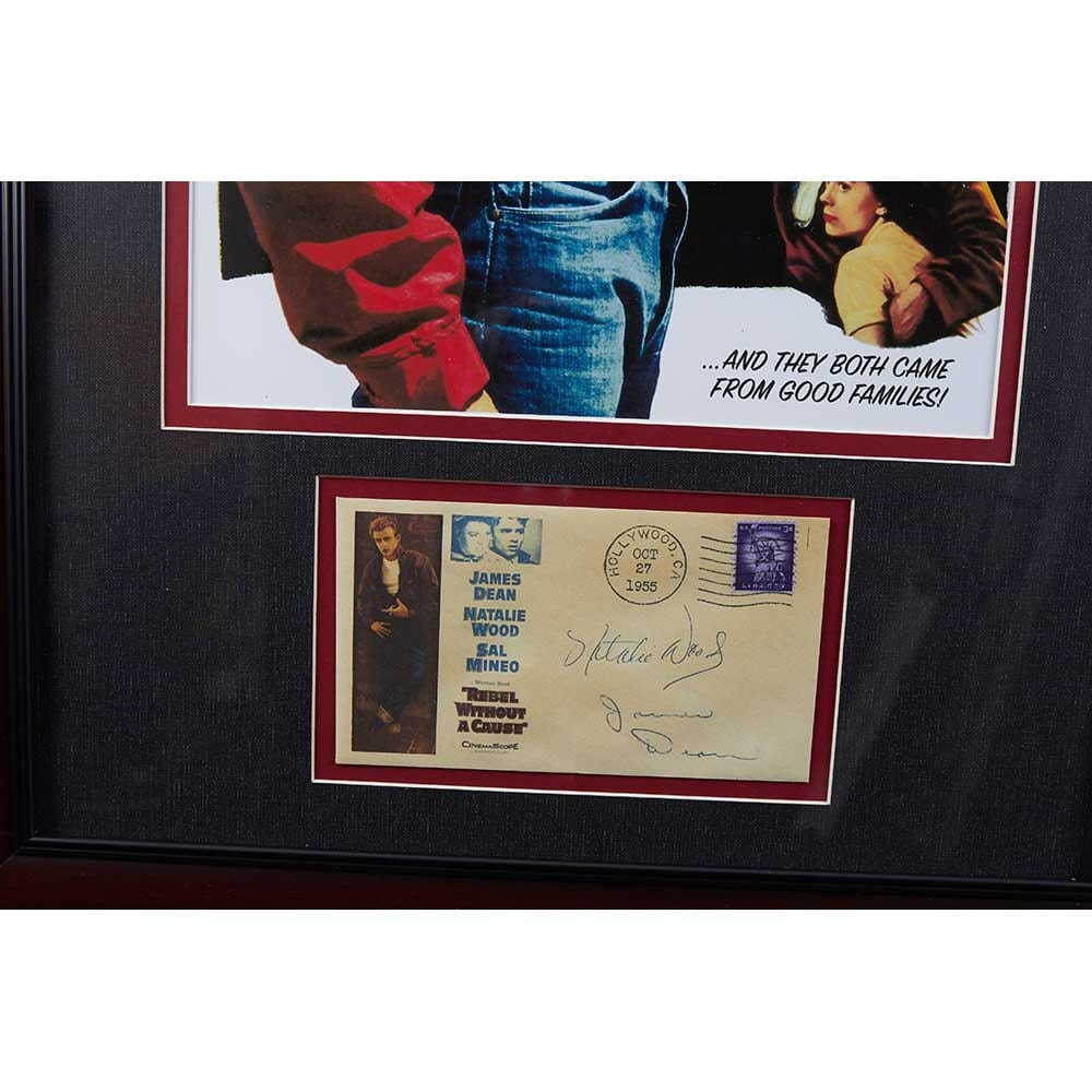 Rebel Without a Cause replica signatures James Dean, Natalie Wood